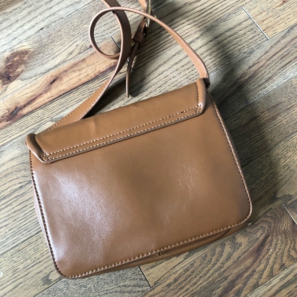 Zara tan leather crossbody - Picture 2 of 5